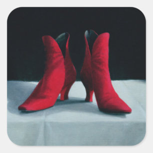 Adesivo Quadrado Red Boots 1995