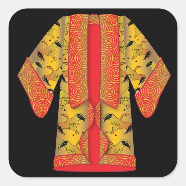 Adesivo Quadrado Red Komono Sticker (Frente)