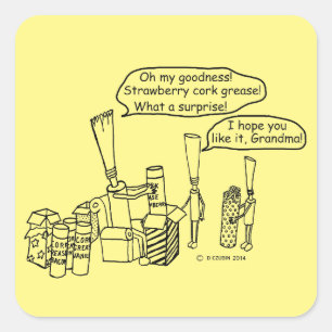 Adesivo Quadrado Reedz Gifts Sticker Quadrado