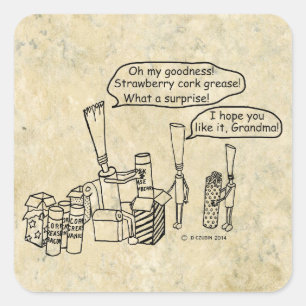 Adesivo Quadrado Reedz Gifts Sticker Quadrado