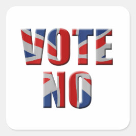 Adesivo Quadrado Referendo sobre a independência escocesa - votação