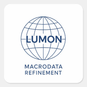 Adesivo Quadrado Refinamento de Macrodados de Lumon