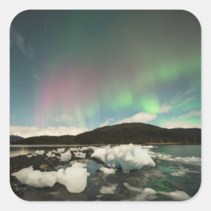 Adesivo Quadrado Refrigere a Aurora da mistura