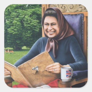 Adesivo Quadrado Refugiado de Inglaterra 1975