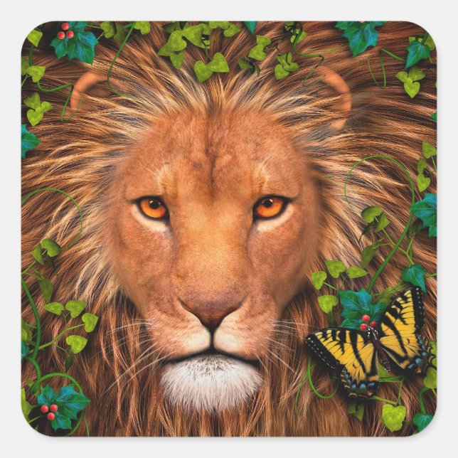 Adesivo Quadrado Regresso do Rei Stickers (Frente)