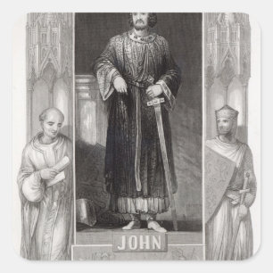 Adesivo Quadrado Rei John