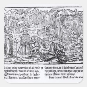 Adesivo Quadrado Rei Malcolm de Scotland