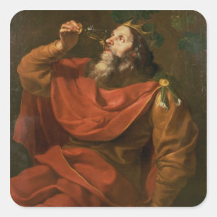 Adesivo Quadrado Rei Midas