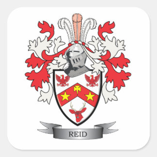 Adesivo Quadrado Reid Family Crest Casaco de Armas