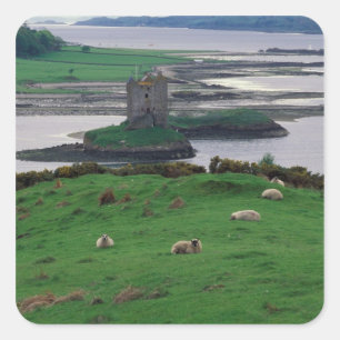 Adesivo Quadrado Reino Unido, Escócia, Ilha de Skye, antiga