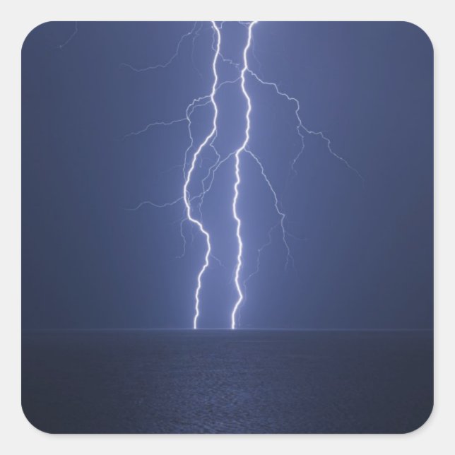 Adesivo Quadrado Relâmpago (Frente)