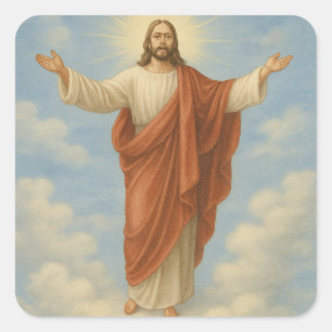 Adesivo Quadrado Religiosos cristãos Jesus