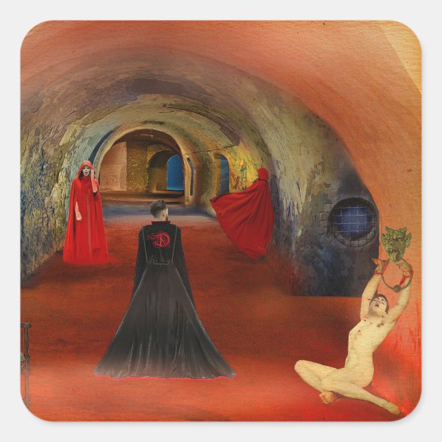 Adesivo Quadrado Reloj Cuadrado  Blood is Life (Frente)