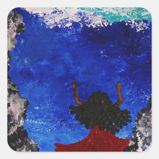 Adesivo Quadrado "Renúncia" (Frente)