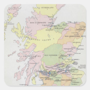 Adesivo Quadrado Representação parlamentar Scotland