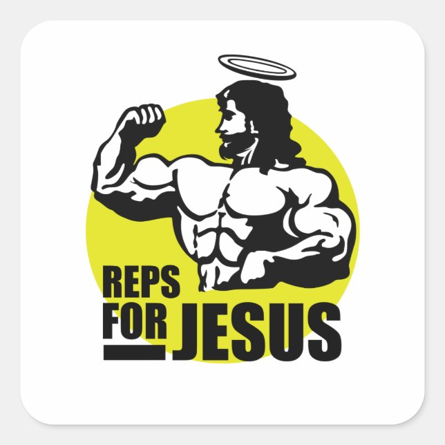 Adesivo Quadrado Representantes De Jesus (Frente)