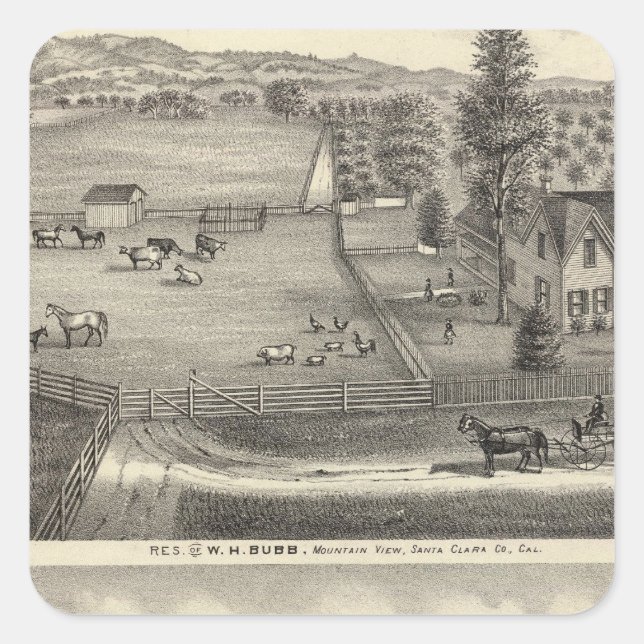 Adesivo Quadrado Residências Bubb (Frente)