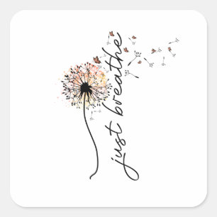 Adesivo Quadrado Respire sublimação