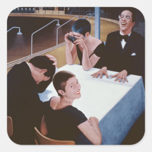 Adesivo Quadrado Resultado imediato 1980