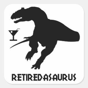 Adesivo Quadrado Retiredassauro