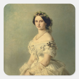 Adesivo Quadrado Retrato da Princesa de Baden, 1856