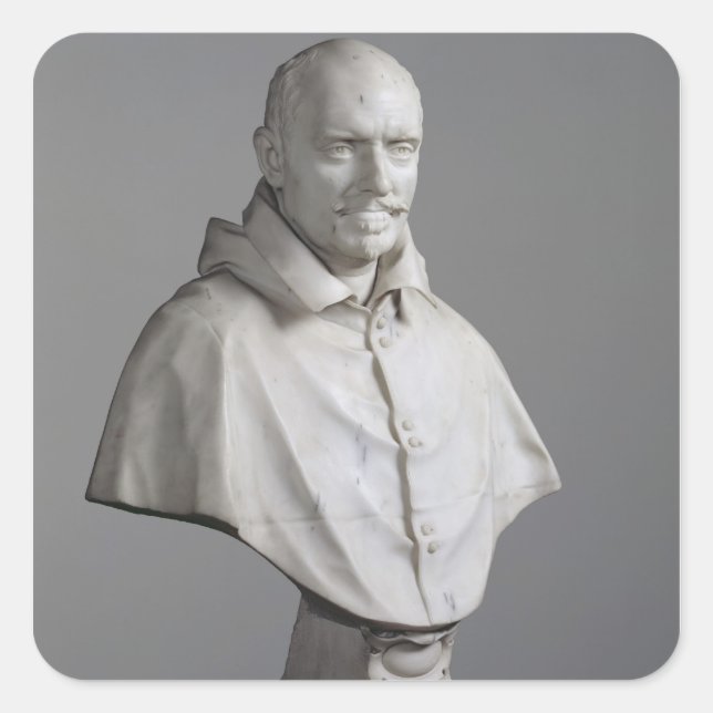 Adesivo Quadrado Retrato de Alessandro (Frente)