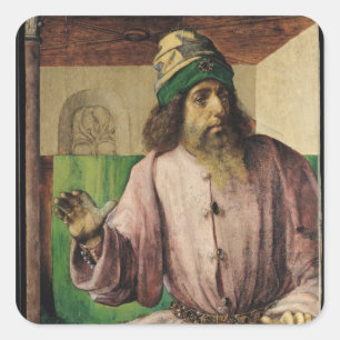 Adesivo Quadrado Retrato de Aristóteles, c.1475