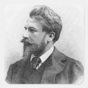 Adesivo Quadrado Retrato de Arthur Schnitzler