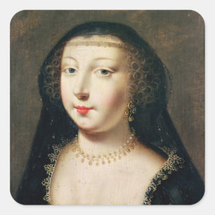 Adesivo Quadrado Retrato de d'Estrees de Gabrielle