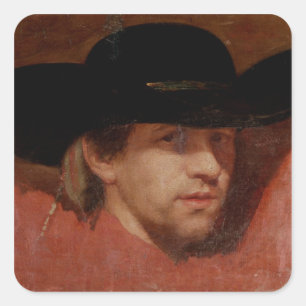 Adesivo Quadrado Retrato de Francisco Jose de Goya y Lucientes  ,