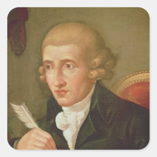 Adesivo Quadrado Retrato de Joseph Haydn