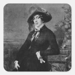 Adesivo Quadrado Retrato de Lola Montez, 1844