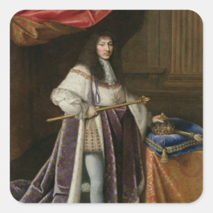 Adesivo Quadrado Retrato de Louis XIV