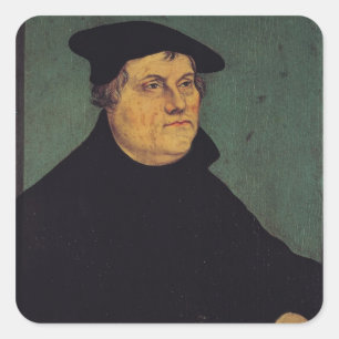 Adesivo Quadrado Retrato de Martin Luther 1543