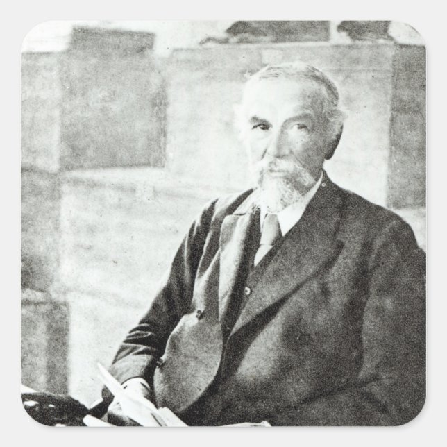 Adesivo Quadrado Retrato de P. L. Sclater, (Frente)