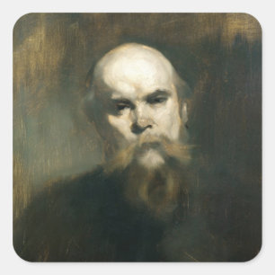 Adesivo Quadrado Retrato de Paul Verlaine 1890