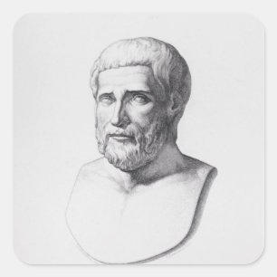 Adesivo Quadrado Retrato de Pythagoras