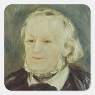 Adesivo Quadrado Retrato de Richard Wagner, 1893