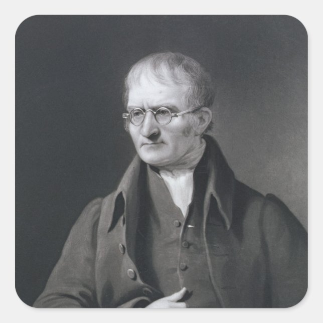 Adesivo Quadrado Retrato de Sir Joseph Thomson (Frente)