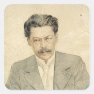 Adesivo Quadrado Retrato do compositor Anton Arensky