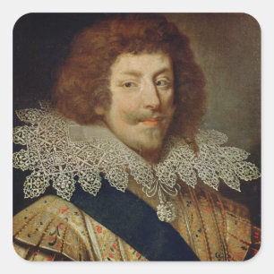 Adesivo Quadrado Retrato do duque de Henri de Montmorency