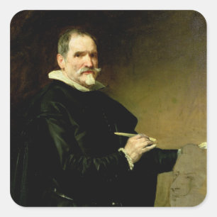 Adesivo Quadrado Retrato do escultor, Juan Marti'nez