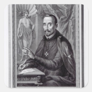 Adesivo Quadrado Retrato do galope Felix de Vega Carpio