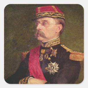 Adesivo Quadrado Retrato do general Louis Faidherbe 1884