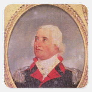 Adesivo Quadrado Retrato do general principal Charles C. Pinckney