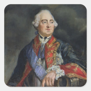 Adesivo Quadrado Retrato do matemático Leonhard Euler