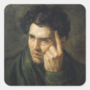 Adesivo Quadrado Retrato do senhor Byron
