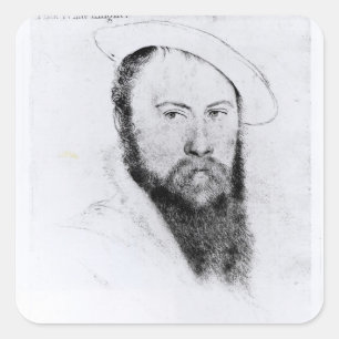 Adesivo Quadrado Retrato do senhor Thomas Wyatt o mais novo