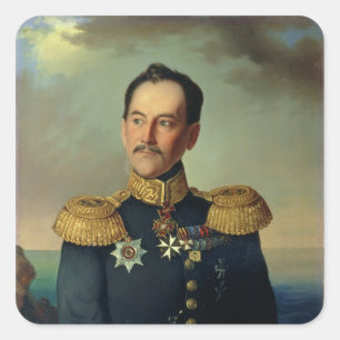 Adesivo Quadrado Retrato do Vice-Almirante Nikolai