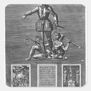 Adesivo Quadrado Retrato Glorificando Ferdinand Alvarez de Toledo